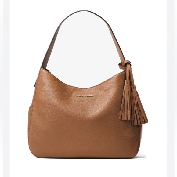 MICHAEL Michael Kors Brown Hobo Bag with Tassel - Picture 1 of 12